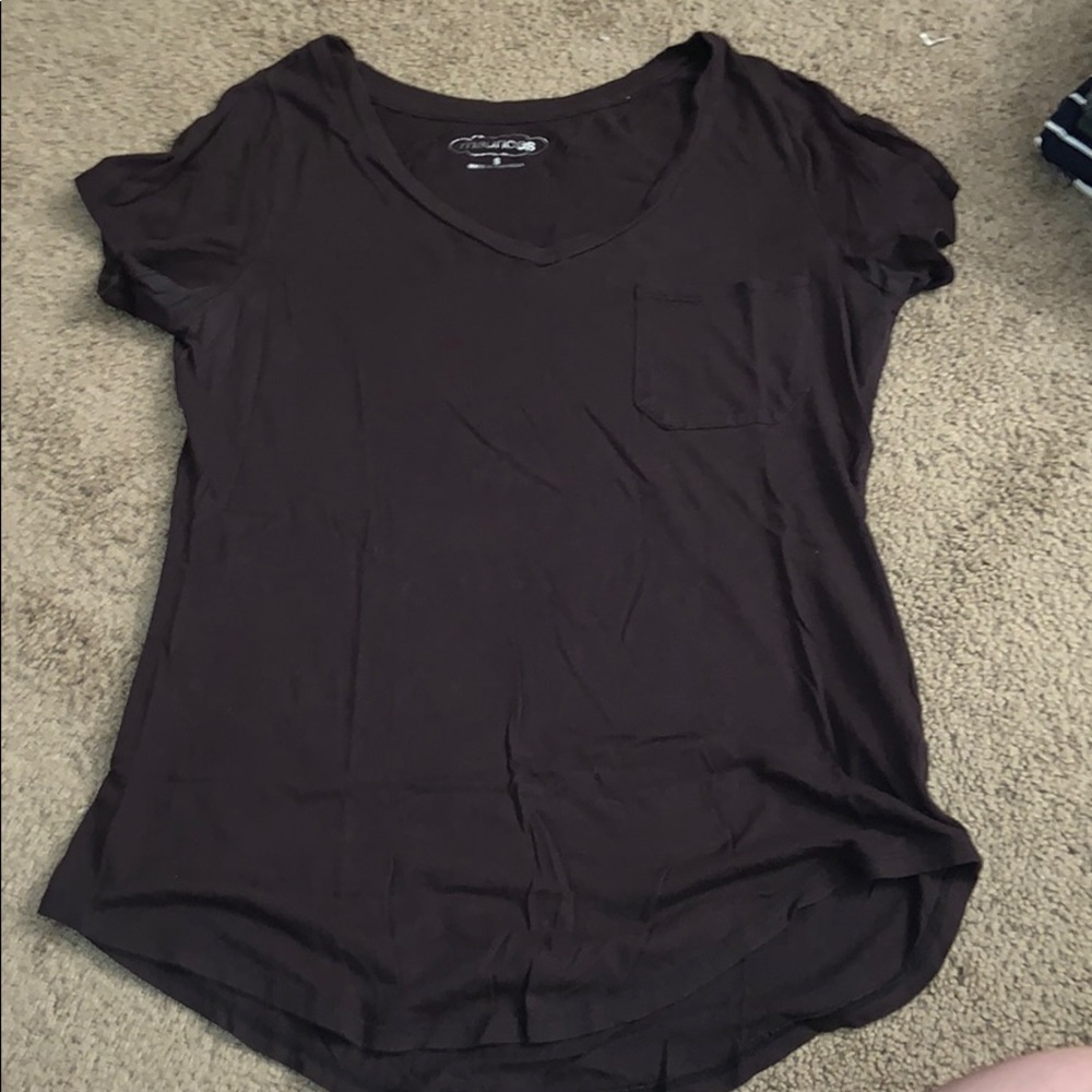 Black Pocket Tee